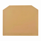 Kit Placa Final Bege | Borne Sek 70mm 10 Peças